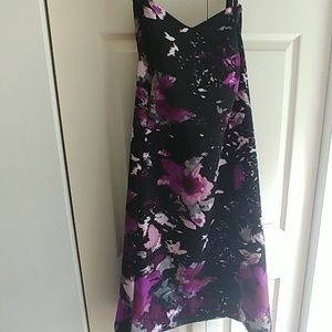 🌸Lane Bryant 24 - Floral Print Cocktail Dress
